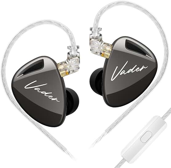 Triple Driver In-Ear Monitor with Tuning Levels and Microphone