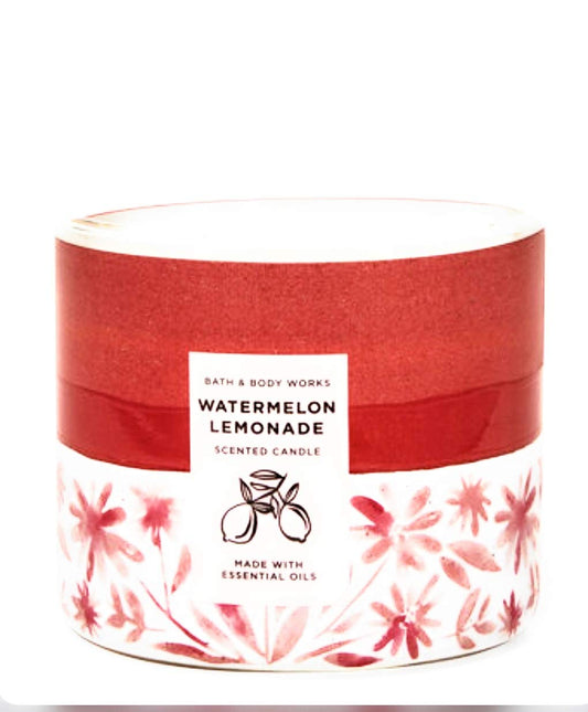 14.5 Oz 3 Wick Candle Watermelon Lemonade