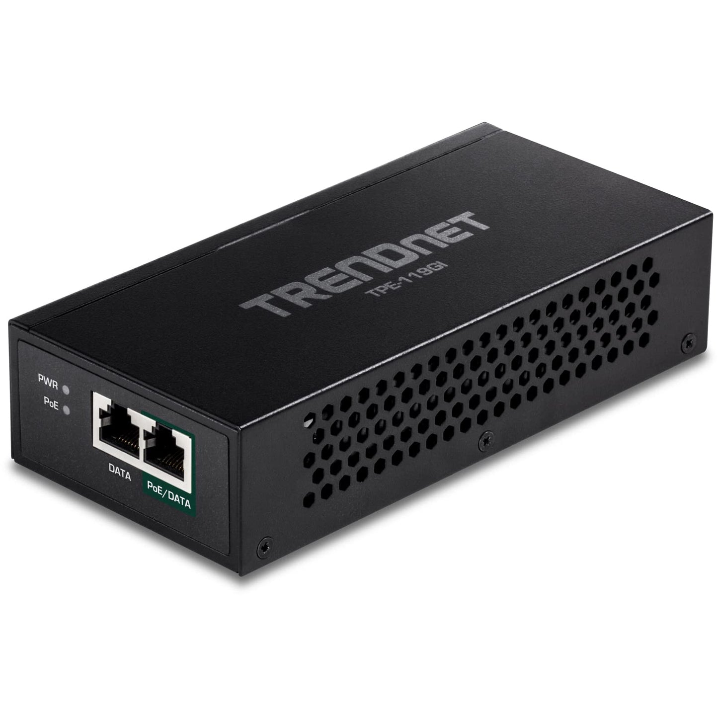 Gigabit PoE++ Injector, Convert A Non-PoE Port To A PoE++ Gigabit Port, PoE (15.4W), PoE+ (30W), Or PoE++ (95W), Up to 100m (328 ft), Integrated Power Supply, Black, TPE-119GI