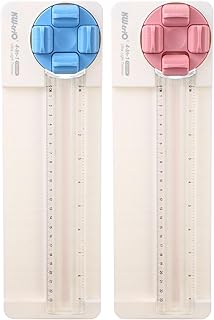 Two 4-in-1 Paper Cutters in Pink and Blue