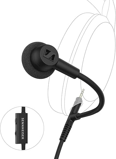 Plug-in Boom Arm Microphone with Volume and Mute Controls