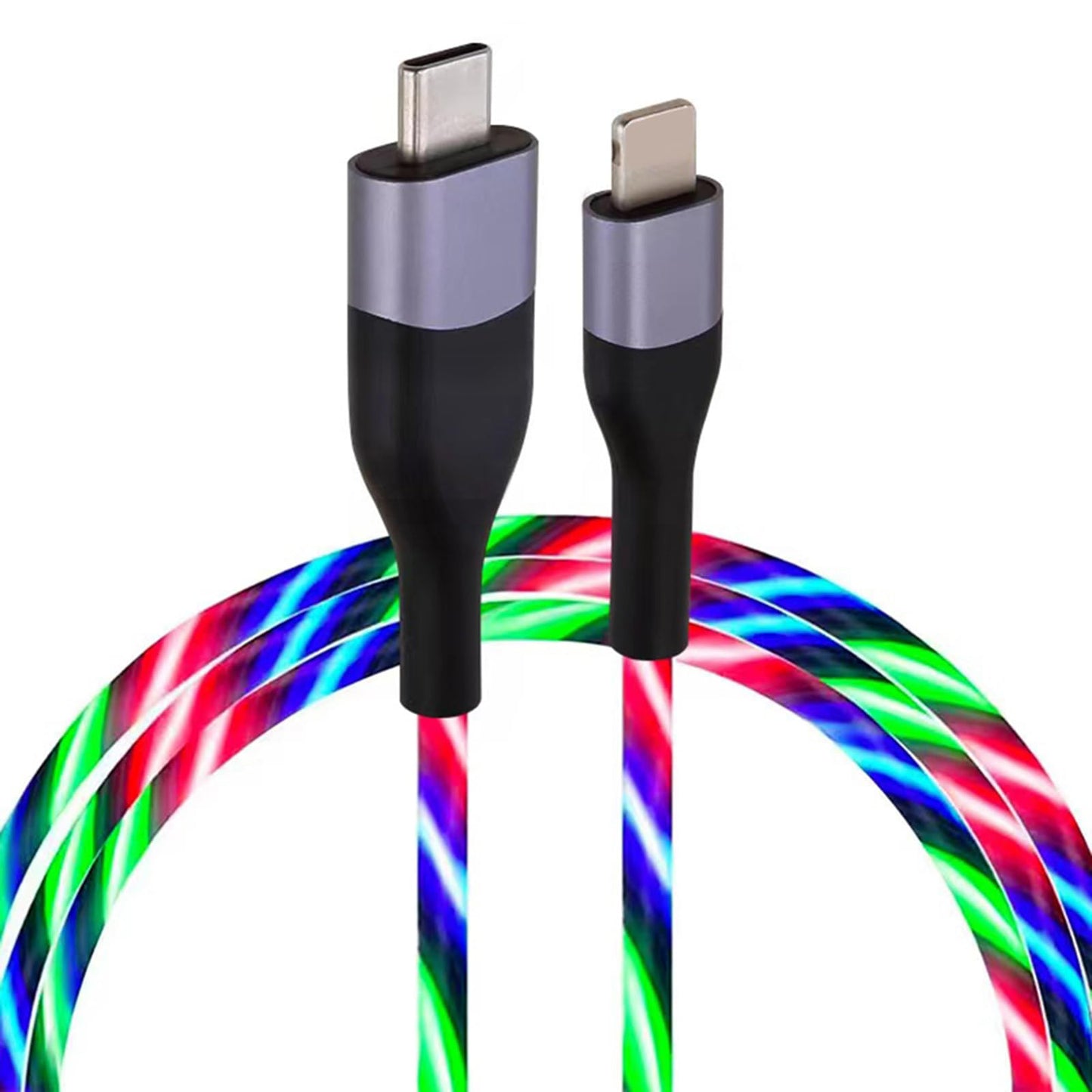 6ft Touch-Control LED USB C Charging Cable