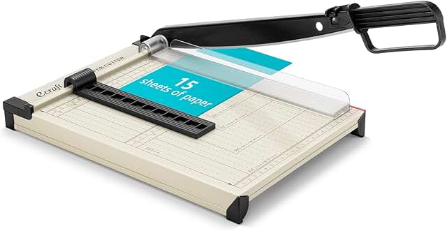 12-inch Guillotine Paper Cutter with Safety Guard