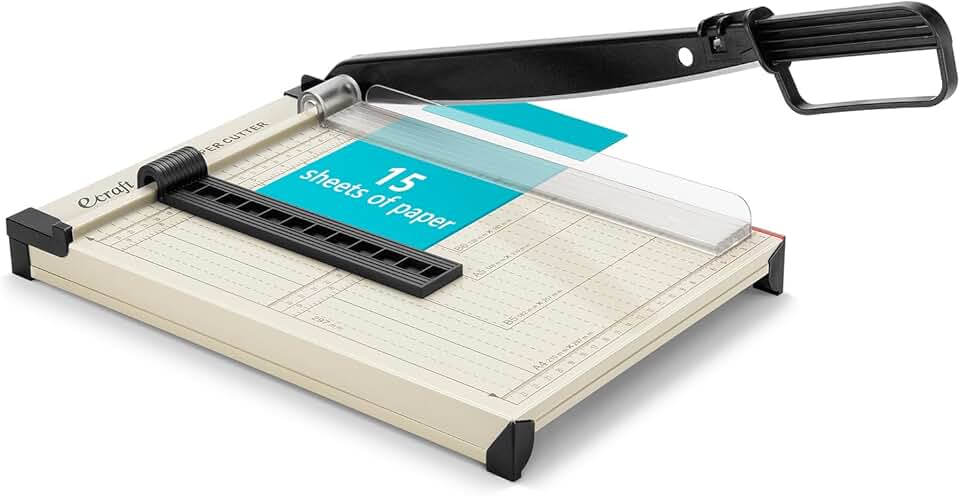 12-inch Guillotine Paper Cutter with Safety Guard