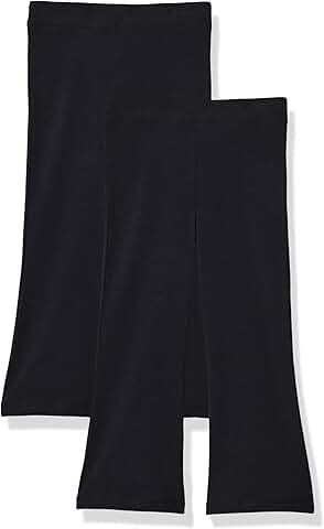 Girls Slim-Fit Knit Flare Leggings