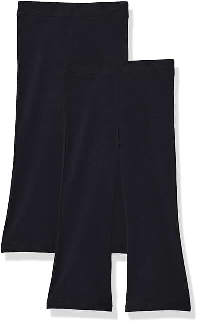 Girls Slim-Fit Knit Flare Leggings