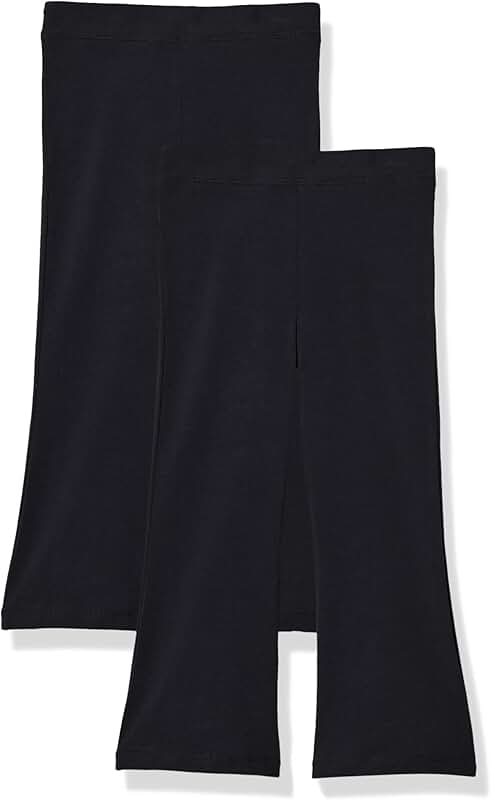Girls Slim-Fit Knit Flare Leggings