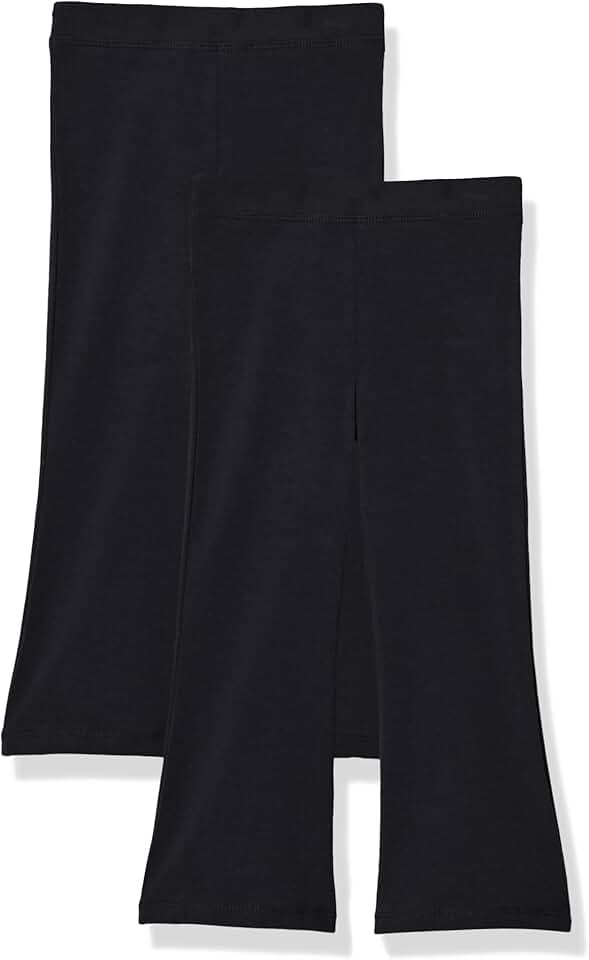 Girls Slim-Fit Knit Flare Leggings