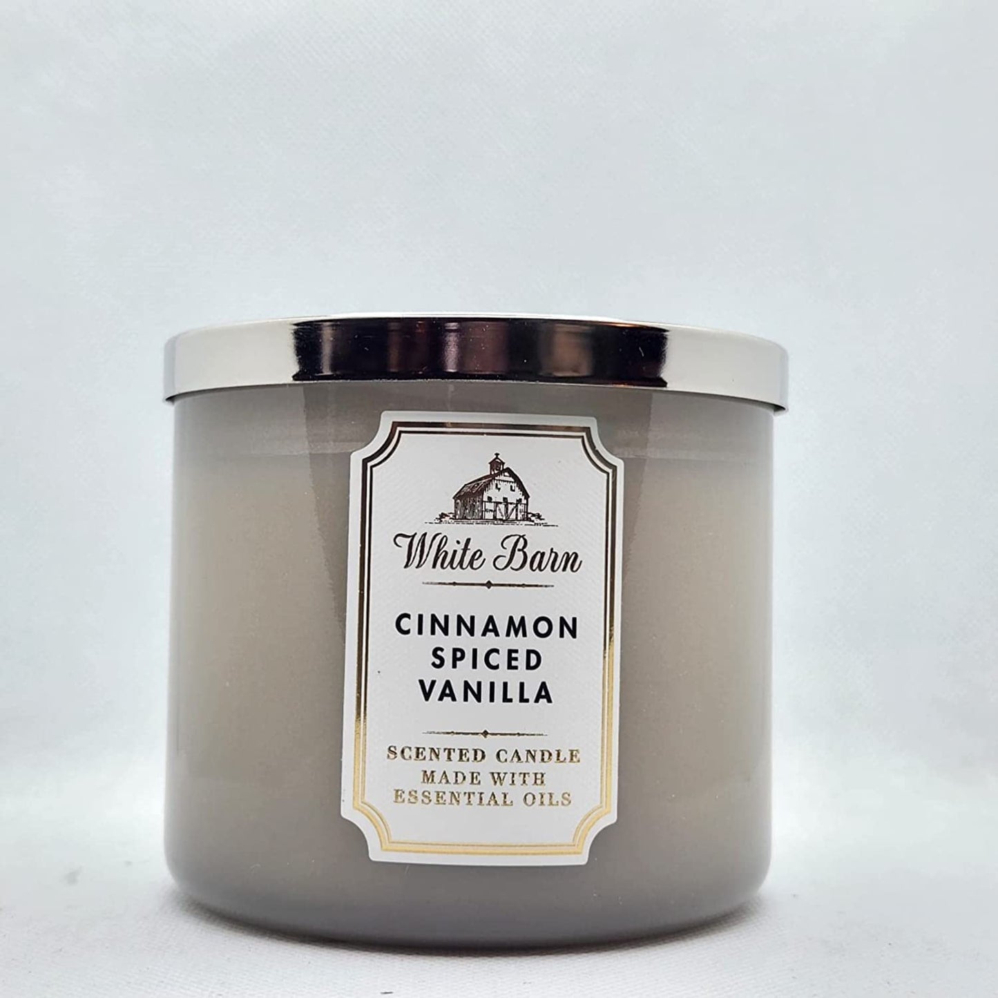 3-Wick Candle w/Essential Oils  14.5 oz  2021 Core Scents! Cinnamon Spiced Vanilla)