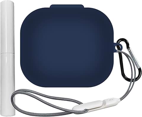 Shock-proof silicone case with keychain and cleaning tools