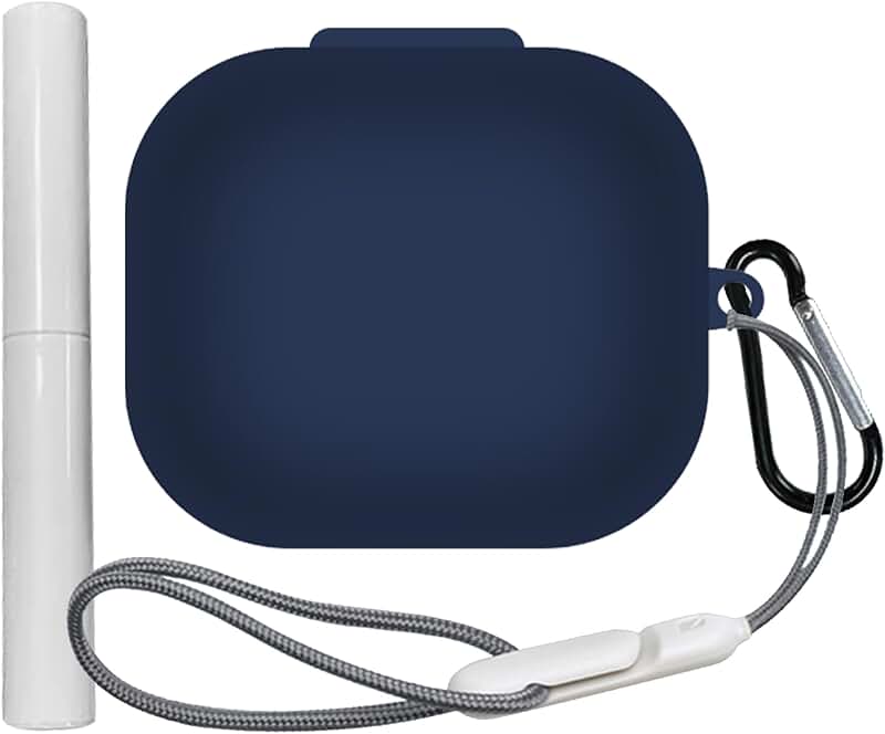 Shock-proof silicone case with keychain and cleaning tools