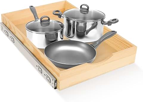 Wooden Pull Out Drawer Set for Cabinets