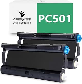 2-Pack Black Fax Cartridge for Brother FAX Machines