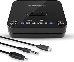 Bluetooth 5.3 Transmitter for TV Audio with Dual Headphone Support