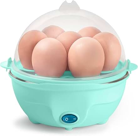 7-Egg Electric Cooker for Soft, Medium, Hard Boiled Eggs
