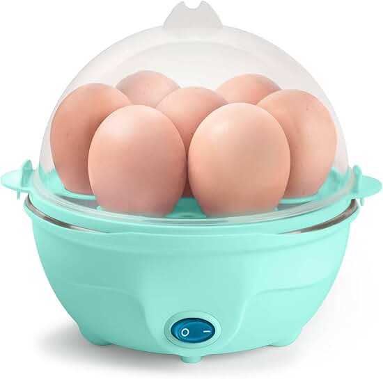 7-Egg Electric Cooker for Soft, Medium, Hard Boiled Eggs