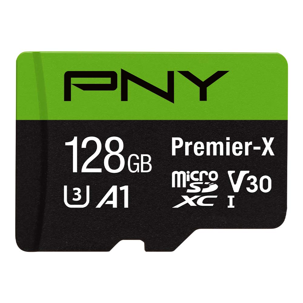 128GB Premier-X Class 10 U3 V30 microSDXC Flash Memory Card - 100MB/s, Class 10, U3, V30, A1, 4K UHD, Full HD, UHS-I, micro SD