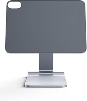 Foldable Magnetic Stand for iPad Mini 7/6, Adjustable Aluminum Holder
