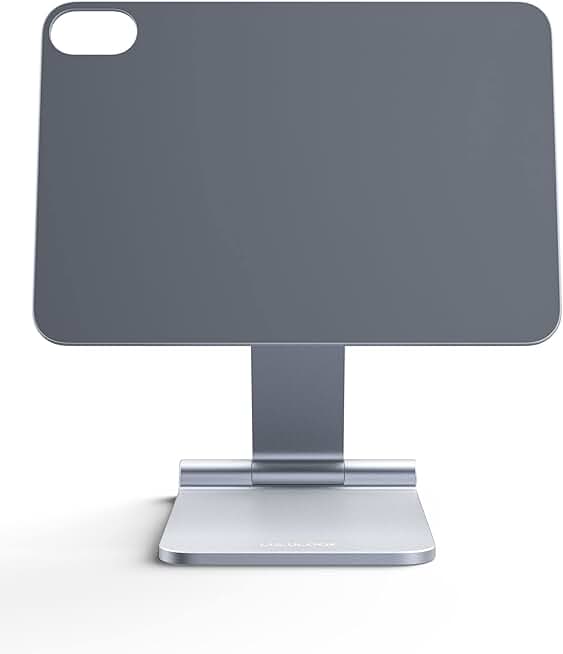 Foldable Magnetic Stand for iPad Mini 7/6, Adjustable Aluminum Holder