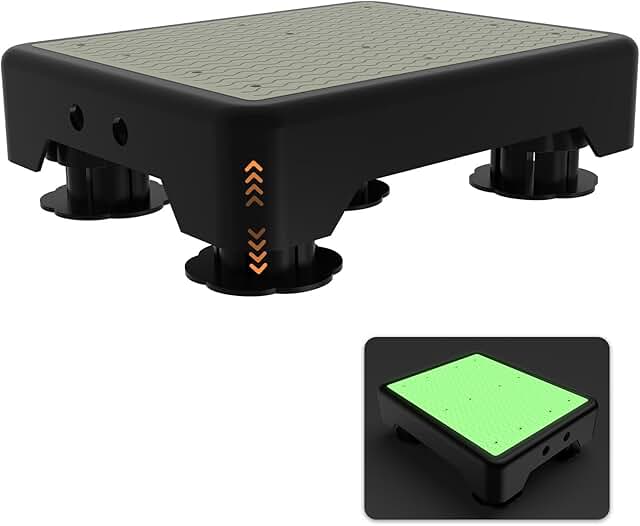 Adjustable Noctilucent Step Stool for Adults and Kids