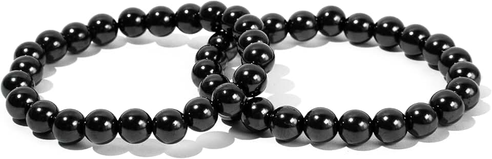 Set of Shungite Bracelets for Healing and Protection