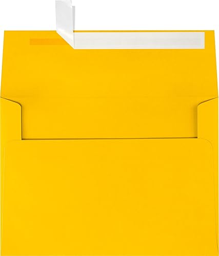 Yellow A7 Invitation Envelopes, 500 Pack