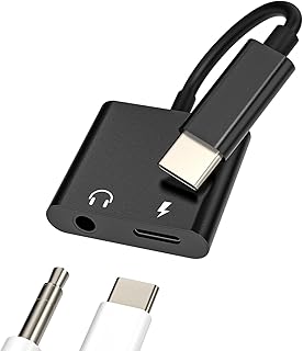 USB C to 3.5mm Headphone and Charging Adapter