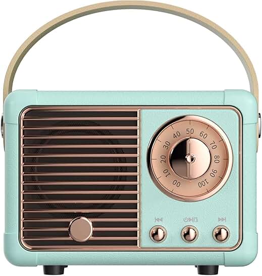 Vintage Retro Bluetooth Speaker for Home and Party