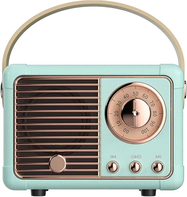 Vintage Retro Bluetooth Speaker for Home and Party