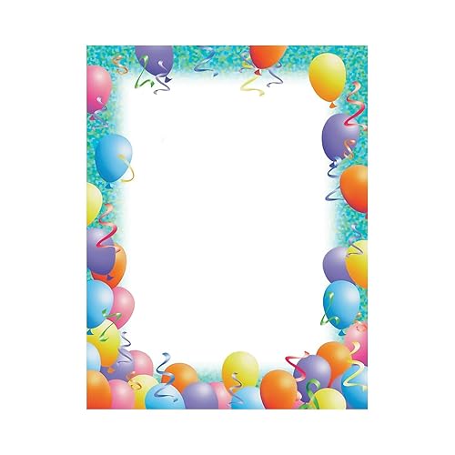 Party Letterhead, 8.5 x 11 inches