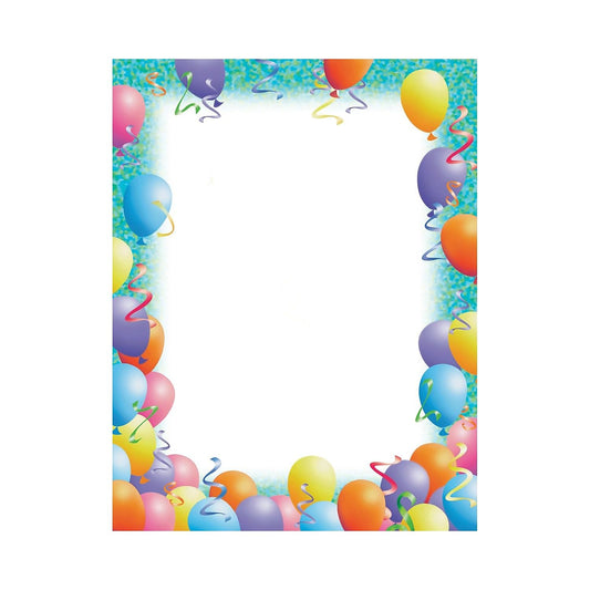 Party Letterhead, 8.5 x 11 inches