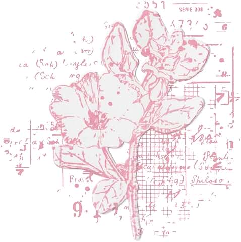 Floral Mix Cluster Die and Stamp Set
