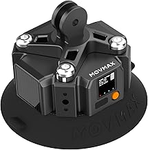 4.5" Solar Electronic Suction Cup for Action Camera Mount