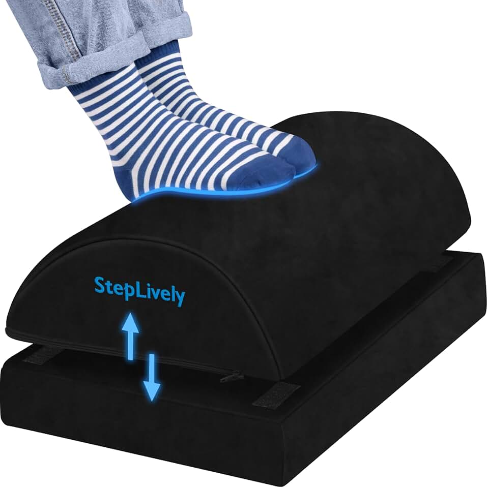 Adjustable Under Desk Foot Rest for Comfort