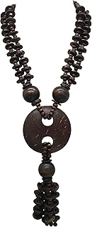 Multicolor Wooden Beaded Layered Necklace for Women