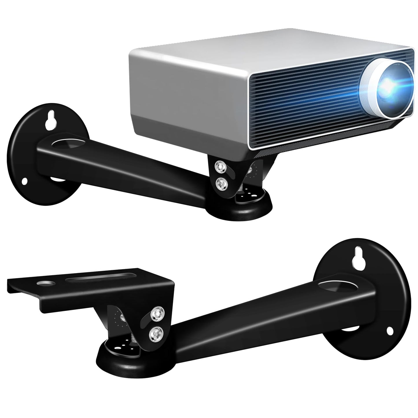Mini Projector Wall Mount with 360° Rotation