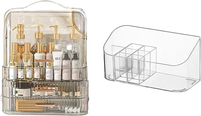 Clear Makeup and Cosmetic Storage Box