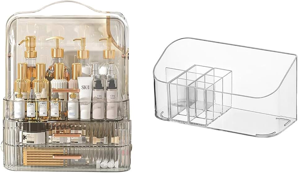Clear Makeup and Cosmetic Storage Box