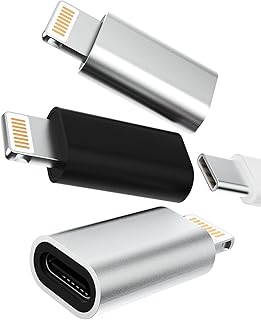 3-Pack USB C to Lightning Adapter for iPhone and iPad