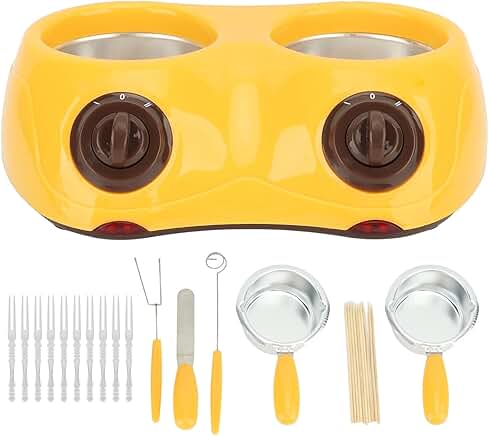 Portable electric chocolate melting pot for home use