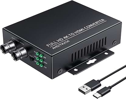 TVI to HDMI Converter for 4K and HD Security Cameras