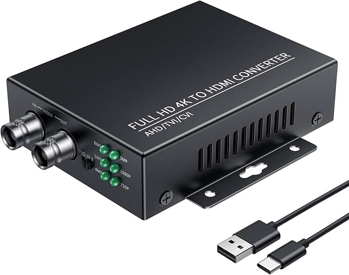 TVI to HDMI Converter for 4K and HD Security Cameras