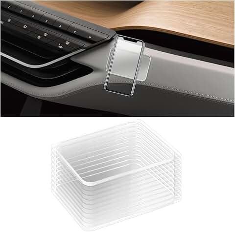 10 Pack Clear Reusable Double-Sided Sticky Gel Pads