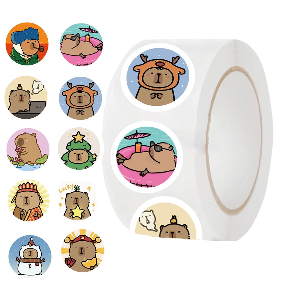 Waterproof Cute Sticker Roll for Water Bottles and More