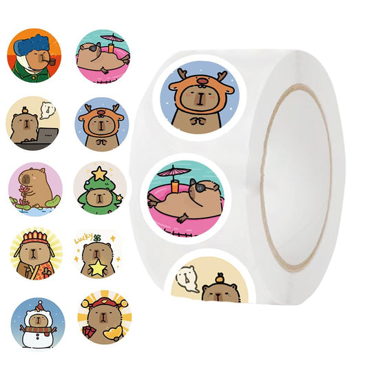 Waterproof Cute Sticker Roll for Water Bottles and More