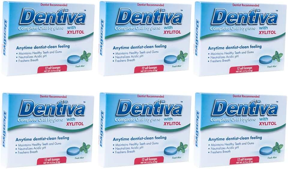 Soft Oral Hygiene Lozenges, 6 Pack