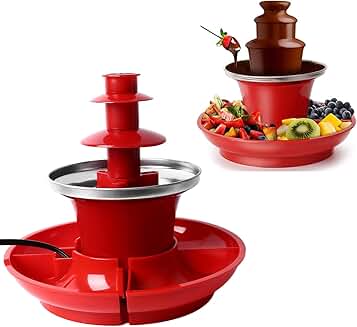 Three-Layer Chocolate Fountain for Parties and Holidays