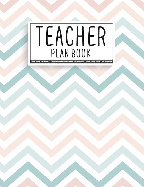 Teacher Lesson Planner for 52 Weeks