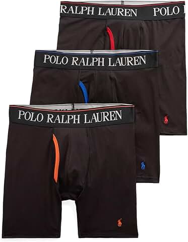 Men's 4D Flex Cooling Microfiber Boxer Briefs, 3 Pack