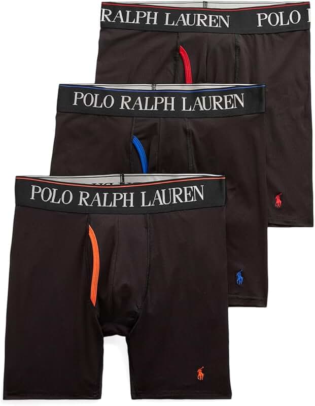Men's 4D Flex Cooling Microfiber Boxer Briefs, 3 Pack